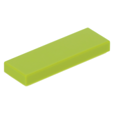 LEGO csempe 1x3, lime (63864) LEGO csempe 1x3, lime (63864)