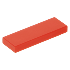 LEGO csempe 1x3, piros (63864) LEGO csempe 1x3, piros (63864)