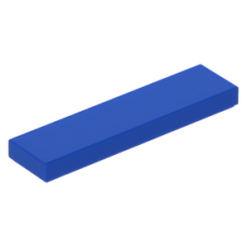 LEGO csempe 1×4, kék (2431)
