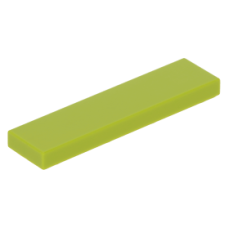 LEGO csempe 1×4, lime (2431)