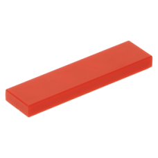 LEGO csempe 1×4, piros (2431)