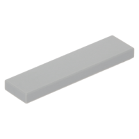 LEGO csempe 1x4, világosszürke (2431)