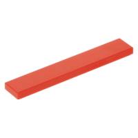 LEGO csempe 1×6, piros (6636)