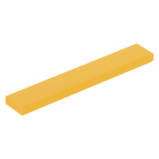 LEGO csempe 1x6, világos narancssárga (6636)