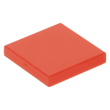 LEGO csempe 2x2, piros (3068b)
