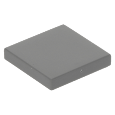 LEGO csempe 2×2, sötétszürke (3068b)