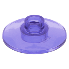 LEGO tál fordított 2x2, átlátszó lila (4740)