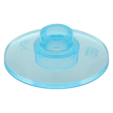 LEGO tál fordított 2x2, átlátszó világoskék (4740)