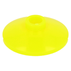 LEGO tál fordított 2x2, neon sárga (4740)