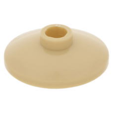 LEGO tál fordított 2x2, sárgásbarna (4740)