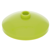 LEGO tál fordított 3x3, lime (43898)