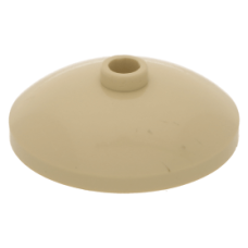 LEGO tál fordított 3x3, sárgásbarna (43898)