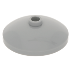 LEGO tál fordított 3x3, világosszürke (43898)