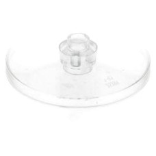 LEGO tál fordított 4x4 lyukas bütyökkel, átlátszó (35394)