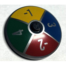 LEGO tál fordított 4x4 mintával, fekete (78520)