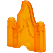 LEGO láng 1×4 2 db bütyökkel, átlátszó narancssárga (70880)