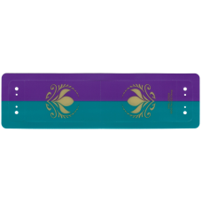 LEGO baldachin Arendelle címer mintával (műanyag), sötét türkizkék-lila (61862)