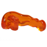 LEGO energia hullám fogantyúval, átlátszó narancssárga (27393)