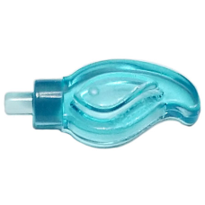 LEGO láng kisméretű (gyertyához), átlátszó világoskék (37775)