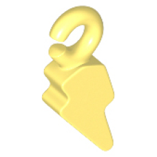 LEGO villám akasztóval, világossárga (77817)