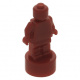 LEGO minifigura szobrocska/trófea, sötétpiros (90398)