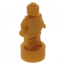 LEGO minifigura szobrocska/trófea, gyöngyház arany (90398) --- Debrecenben raktáron!