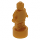LEGO minifigura szobrocska/trófea, gyöngyház arany (90398)