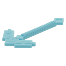 Eredeti, új LEGO Minecraft csákány, közép azúrkék (18789) - hasznos kiegészítő minifigurák felszereléséhez