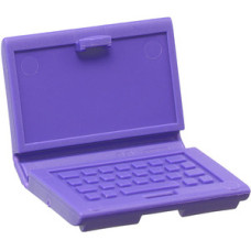 Eredeti, új LEGO laptop számítógép, sötétlila (62698) - hasznos kiegészítő minifigurák felszereléséhez