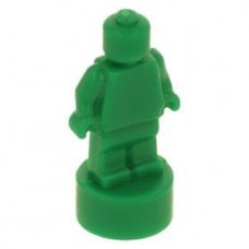 LEGO minifigura szobrocska/trófea, zöld (90398)