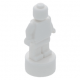 LEGO minifigura szobrocska/trófea, fehér (90398)
