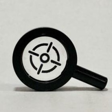 LEGO nagyító célkereszt mintával, fekete (10830/30931)