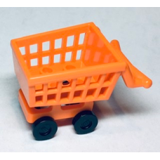 LEGO bevásárlókocsi kerekekkel, narancssárga (49649)