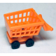 LEGO bevásárlókocsi kerekekkel, narancssárga (49649)