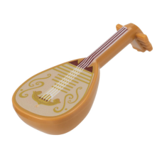 LEGO mandolin mintás, középsötét testszínű (101523)