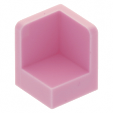 LEGO fal elem 1 x 1 x 1 lekerekített sarkokkal, világos rózsaszín (6231)