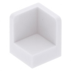 LEGO fal elem 1 x 1 x 1 lekerekített sarkokkal, fehér (6231)