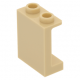 LEGO fal elem 1 x 2 x 2, sárgásbarna (87552)