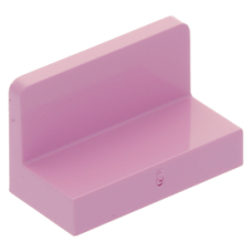 LEGO fal elem 1 x 2 x 1 lekerekített sarkokkal, világos rózsaszín (4865b)