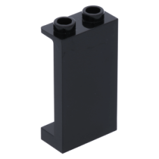 LEGO fal elem 1 x 2 x 3, fekete (87544)