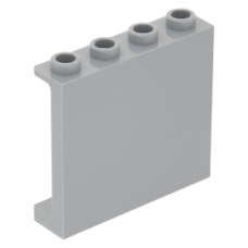 LEGO fal elem 1x4x3, világosszürke (60581)