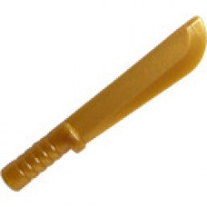 LEGO kard/kés machete bozótvágó, gyöngyház arany (29109)