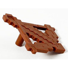 Eredeti, új LEGO Minecraft nyílpuska számszeríj, vörösesbarna (65510) - fegyver minifigura sereg felszereléséhez