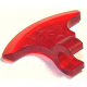 LEGO fejszefej fogóval, átlátszó piros (53454)