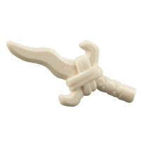 LEGO csont kés, fehér (2186c)