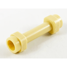LEGO lézerkard/fénykard markolata, sárgásbarna (66909)