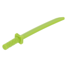 LEGO szamuráj kard, lime (21459)