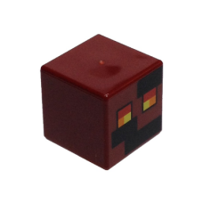 LEGO Minecraft fej Magma kocka mintával, sötétpiros (29923)