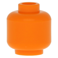 LEGO fej minta nélkül, narancssárga (3626)