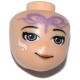 LEGO Elves női fej mintával (Aira), világos testszínű (25017)